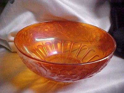 vintage marigold carnival dogwood bowl