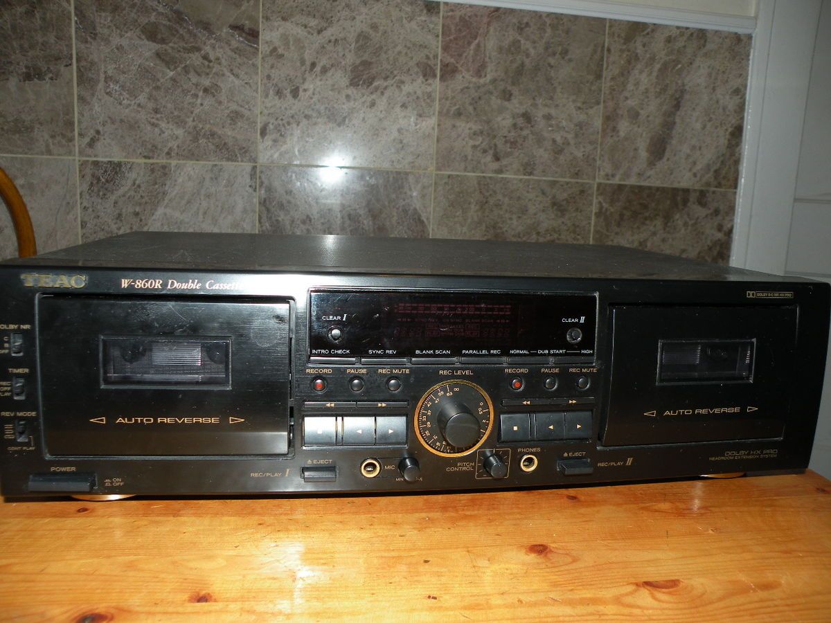 Teac w 860R Double Auto Reverse Cassette Deck