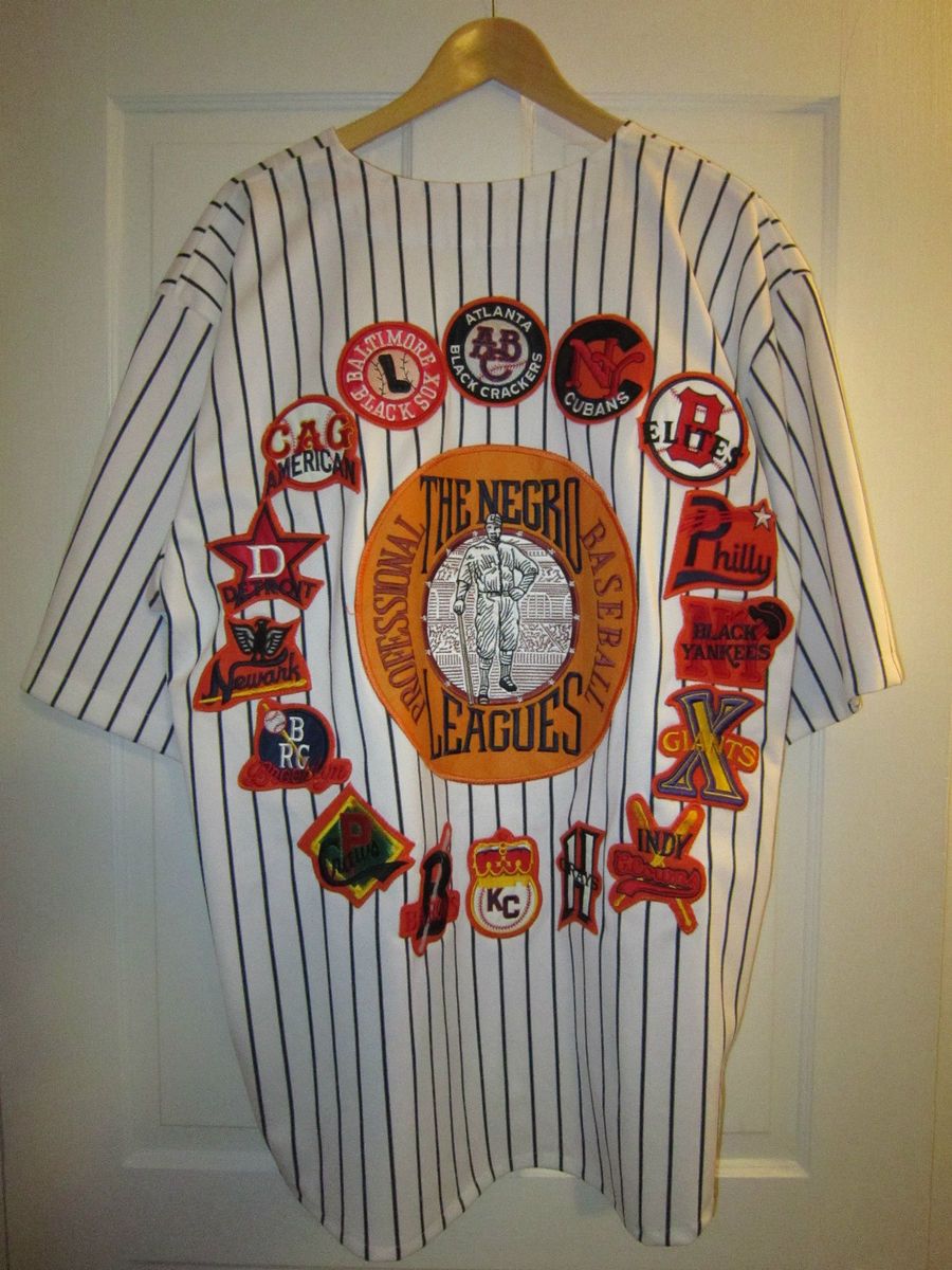 Negro League Baseball Commemorative Jersey Pinstriped Size XXL