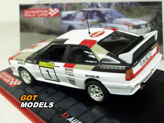 Audi Quattro A2 1 43 Scale Model 1000 Lakes Rally Car 1983 Mikkola 