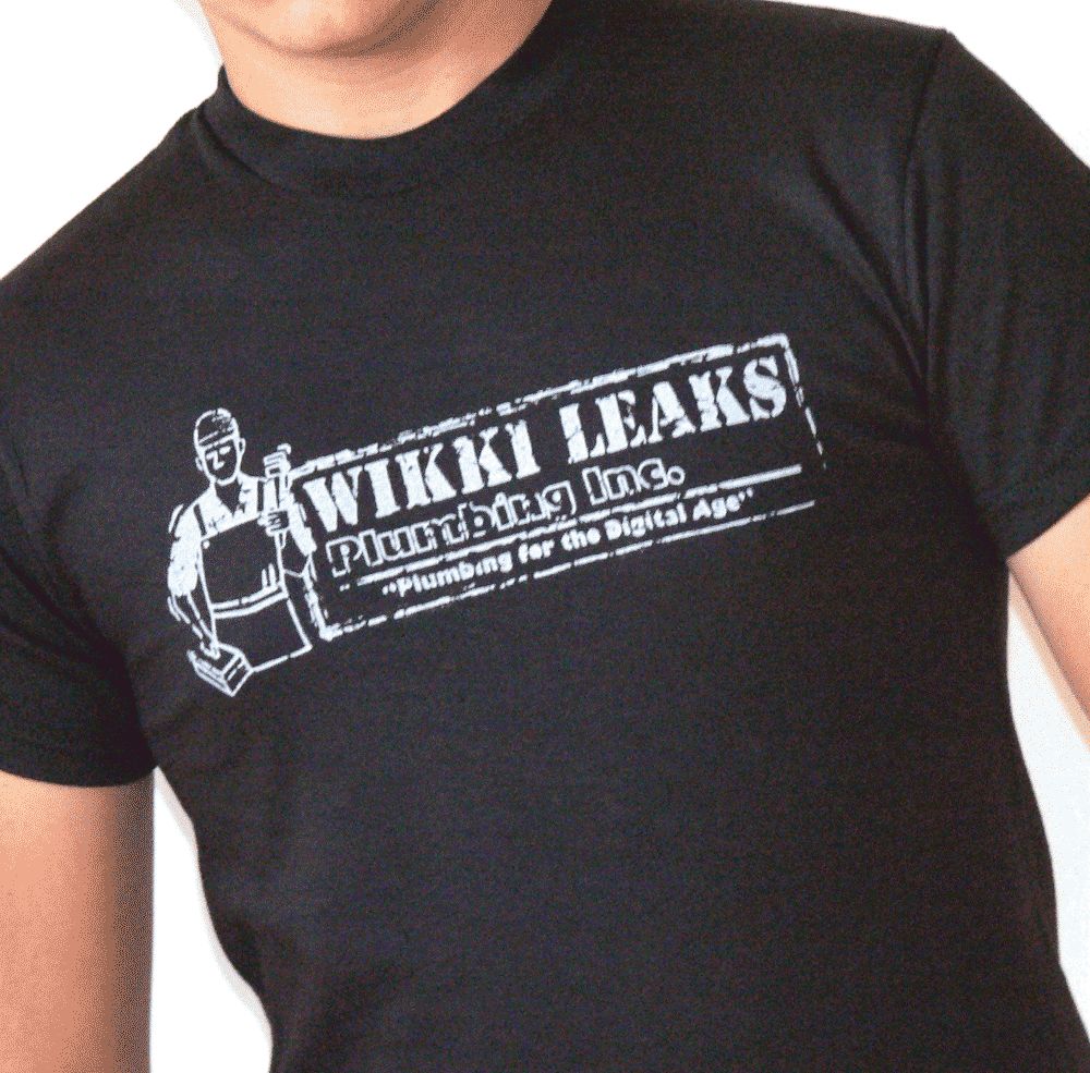 Wikki Leaks T Shirt Julian Assange Humor Tee Wiki Funny