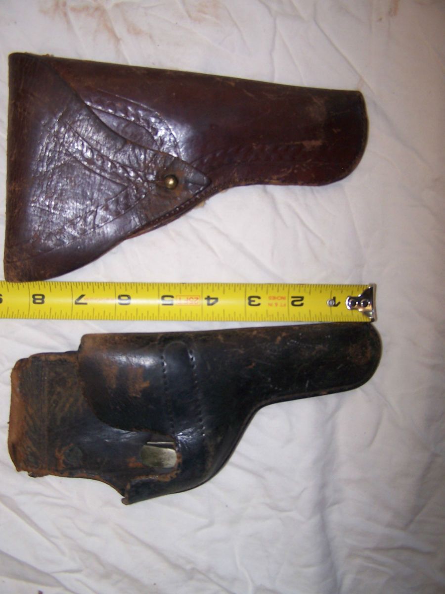 LOT OF 2 vintage holsters FOLSOM AUDLEY 1914