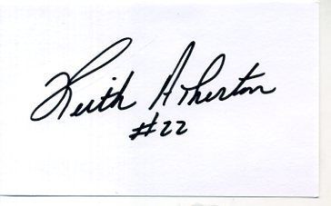 Keith Atherton Minnesota Twins 1987 World Series Champ Signed 