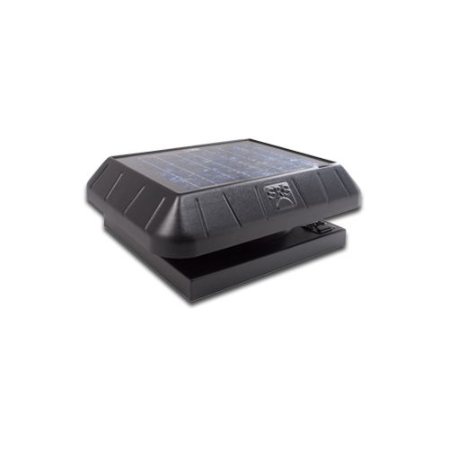 SunRise Solar Attic Vent Fan 15 Watt Curb Base Solar Fan W/ Thermostat 