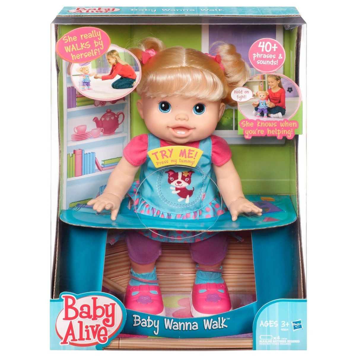 Baby Alive Wanna Walk   Blonde Brand New 