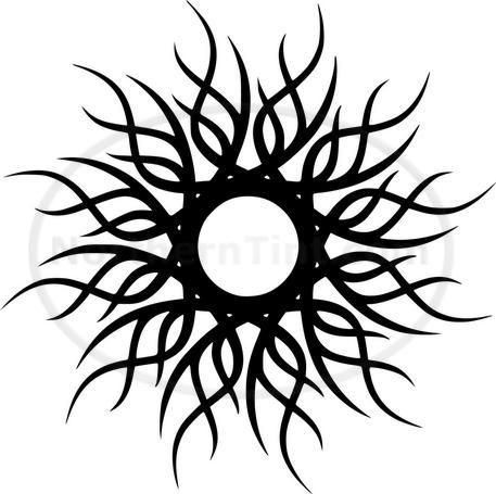 Tribal Sun Car Decal Window Sticker Wall Art 513