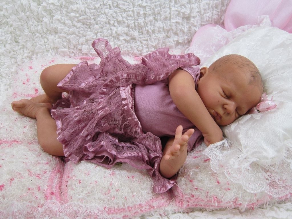 STUNNING REBORN VICTORIA AUER BIRACIAL ETHNIC BABY GIRL DOLL ARTFUL 