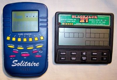 blackjack 21 solitaire handheld games