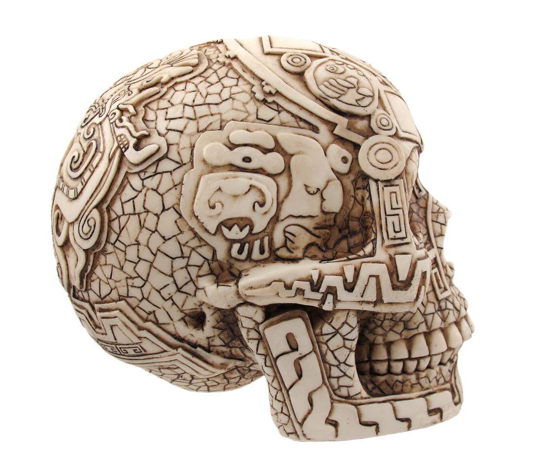 57378_off_white_aztec_pattern_tribal_skull_statue_2M