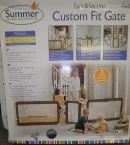 Summer Infant Stylish n Secure 6 Foot Extra Tall Metal Expansion Gate