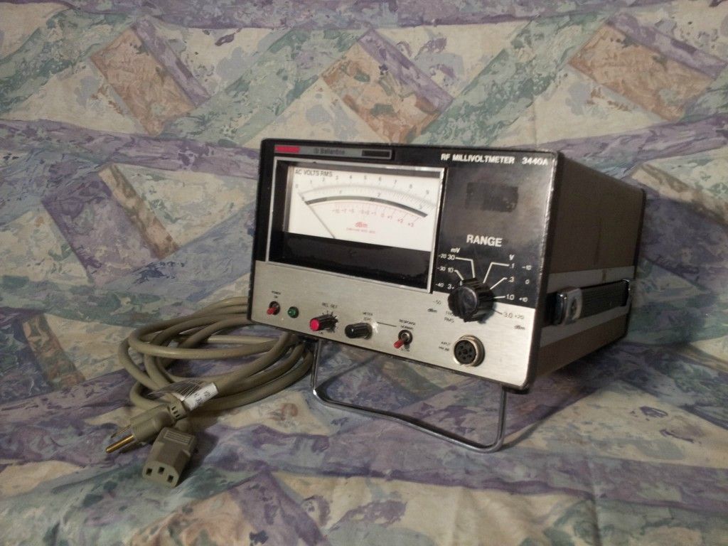 Ballentine RF 3440A Millivoltmeter w Probe