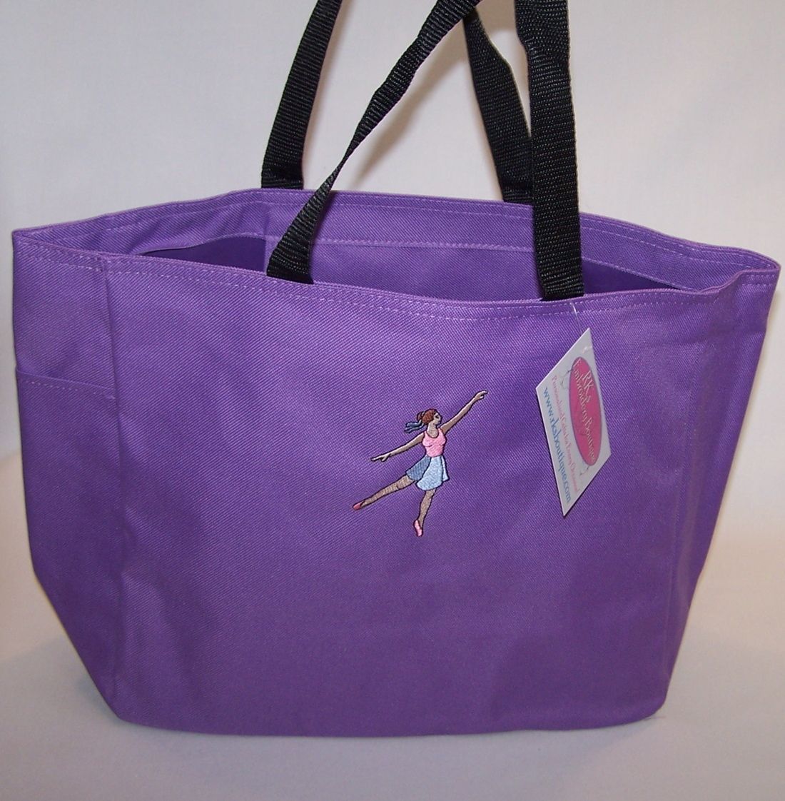 Ballerina Ballet Dancer on New Cute Dance Shoe Tote Bag