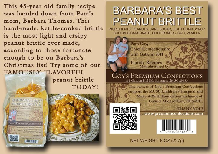 Barbaras Best Peanut Brittle Gourmet brittle thats Light, Crispy 