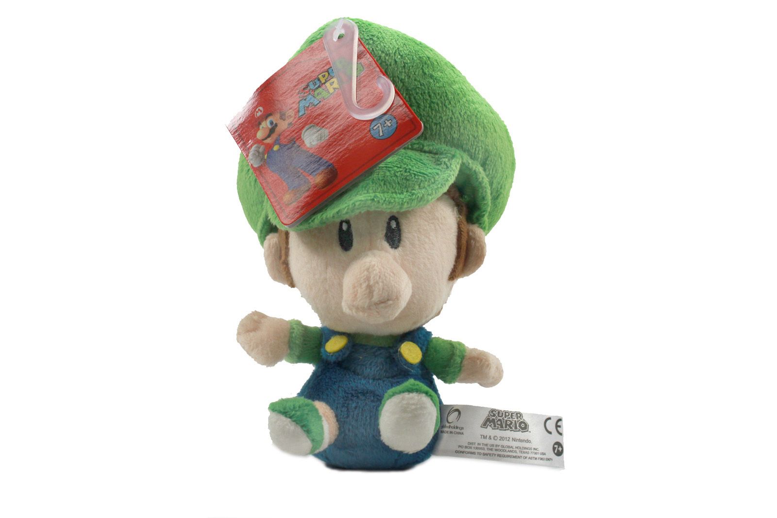   Brand New Global Holdings Super Mario Plush   5 Baby Luigi Stuffed