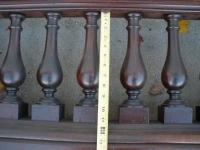 Best Architectural Salvage Mahogany Baluster Vase Spindles Newel Post 