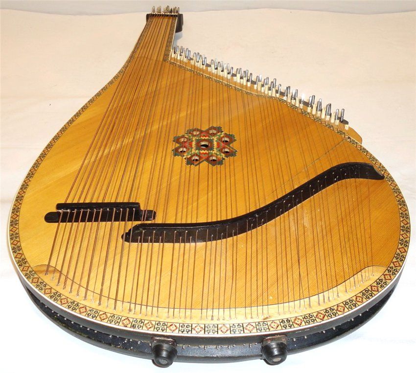   Old Ukrainian folk BANDURA 55 Strings.made in Kyiv, Ukraine