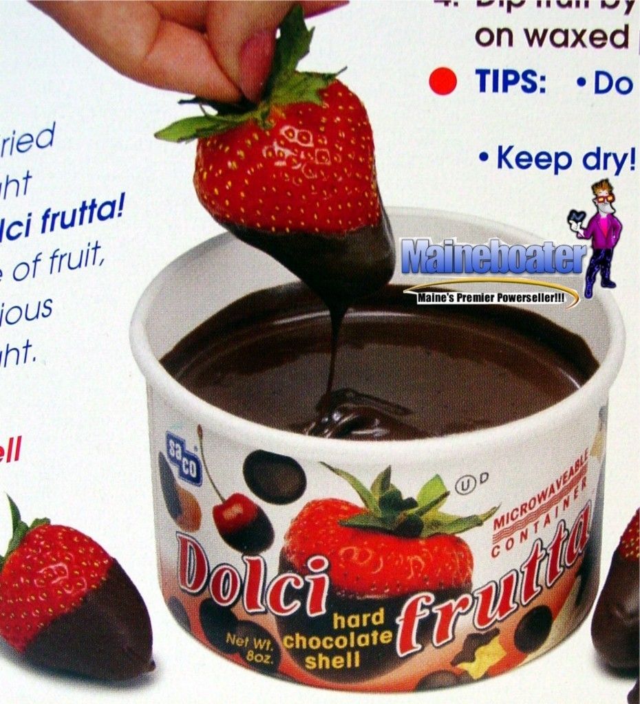 Dolci Frutta Dipping Chocolate Bakers Covered Strawberries 32oz Easy 