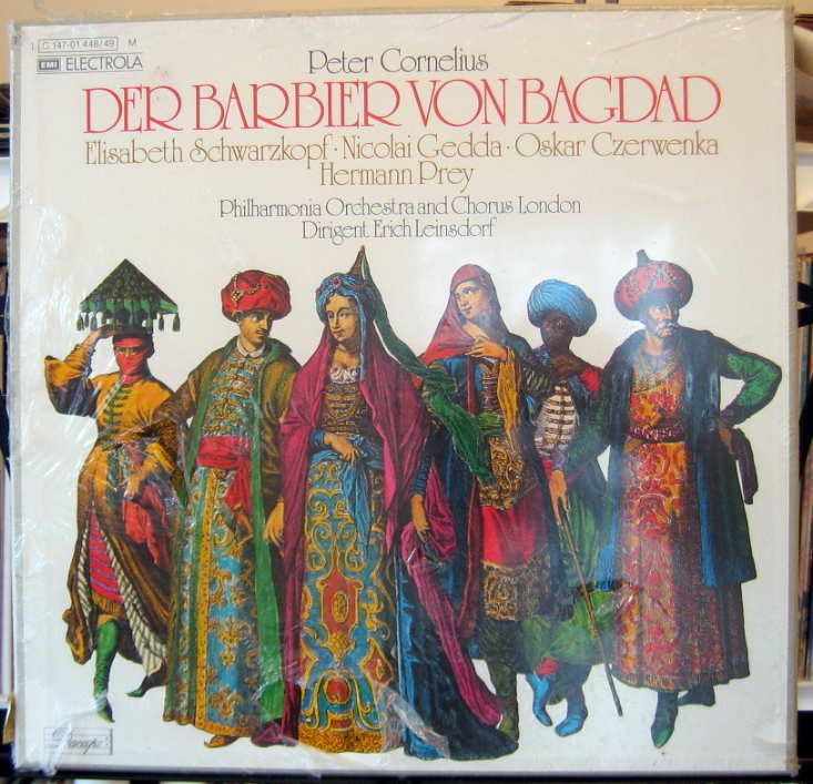 Cornelius Der Barbier Von Bagdad Schwarzkopf Gedda German EMI SEALED 