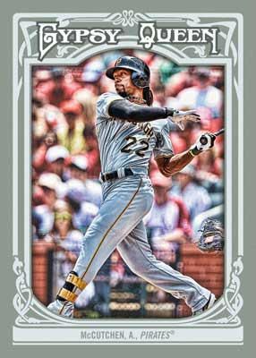 2013 Topps Gypsy Queen Baseball Andrew McCutchen 60x85 Image