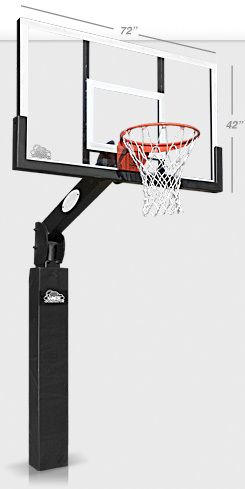 Monster Dominator Basketball Hoop in Ground Goal