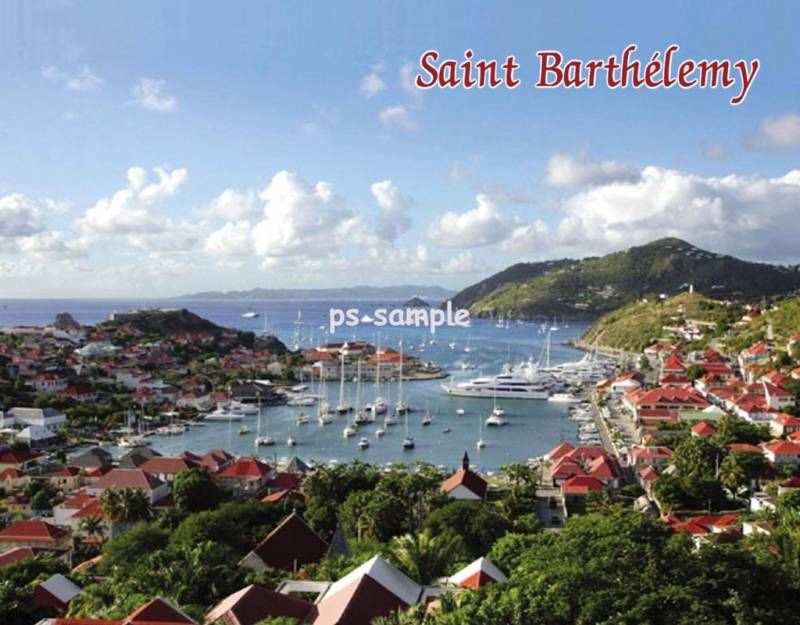 St Barthelemy St Barts Travel Souvenir Fridge Magnet