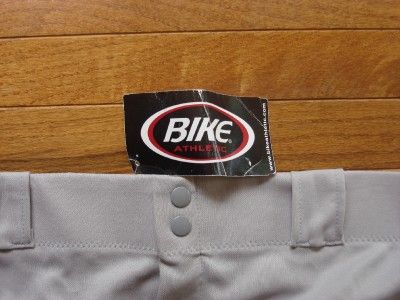 Bike Mens Baseball Softball Gray Pants Size XXL P1003