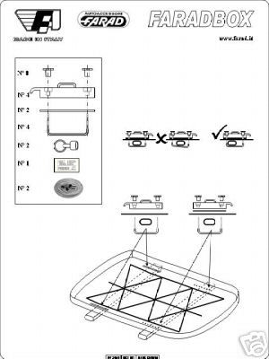 systeme de fixation standard compris dans le paquet