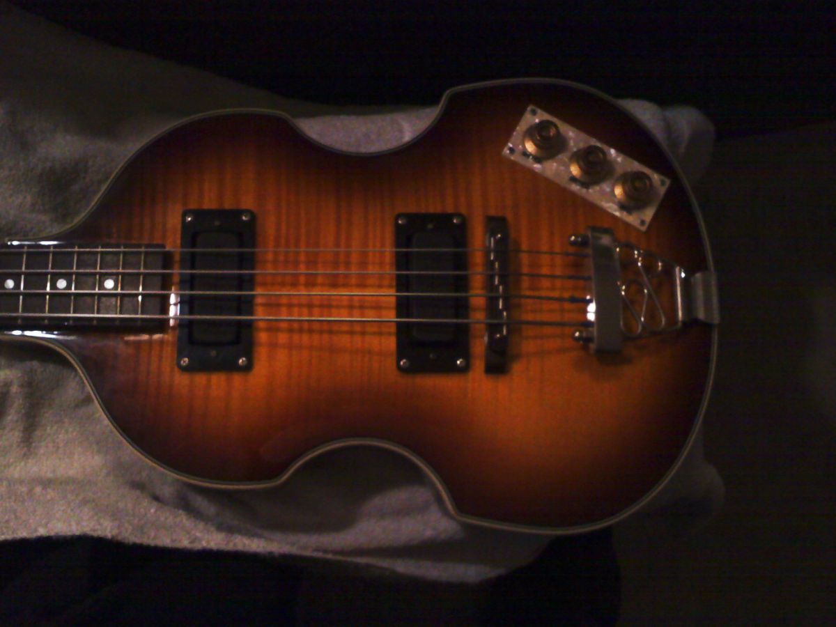 Epiphone Viola Bass with Bartolini Pickups