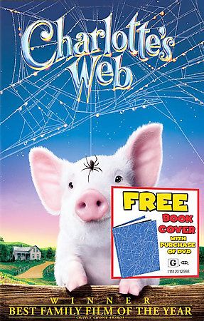 Charlottes Web DVD, 2007, Book Cover Promo Widescreen