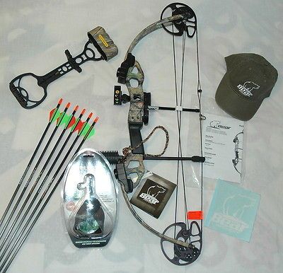 2013 Bear Archery Outbreak Complete RTH Pkg 15 70 lbs Left Hand Bow 