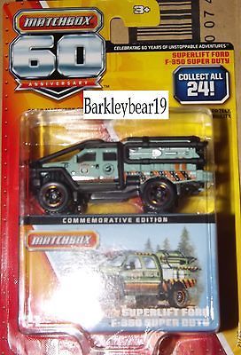 Matchbox 2013 Lesney 60th Anniversary Case B Superlift Ford F 350 