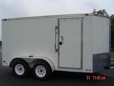   Trailer Cargo Tandem V Nose Utility Motorcycle 14 10 Lawn 2013