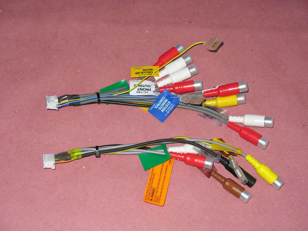 Pioneer Audio Video 2 RCA Harness Loom Lead Cable Avic HD1, Avic 