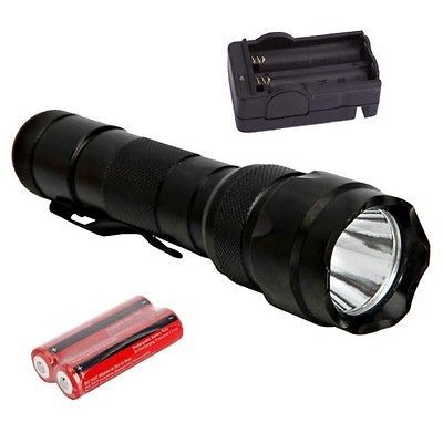 New 1000LM WF 502B CREE XM L T6 5 Mode LED Flashlight + 18650 battery 