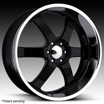 20 x8.5 Boss 330 3302 Black Wheels Rims 5 6 8 Lug