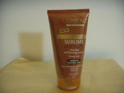 LOT 2 LOREAL SUBLIME BRONZE SELF TAN LOTION MEDIUM SELF TANNING L 