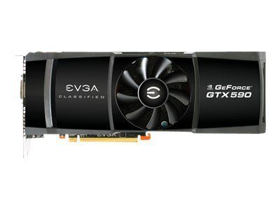 EVGA GTX 590 (03G P3 1598 BR) 3 GB GDDR5 SDRAM PCI E Video Card