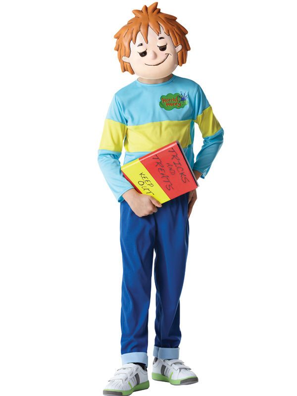 KIDS CHILDS BOYS LICENSED HORRID HENRY BOOK WEEK FANCY DRESS OUTFIT 