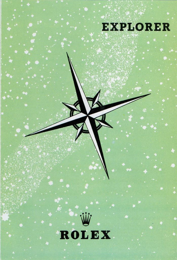 VINTAGE Rolex Brochure for EXPLORER MODEL 1016 from 1962 EXTREMELY 