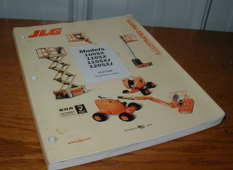 jlg lift parts manual 100sx 110sxj 120sxj 3121106 71 time