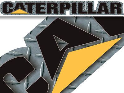 Caterpillar CAT windshield window banner decal sticker Pickup 4x4 