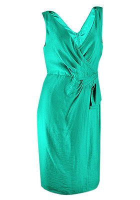 newly listed size 18 emerald green lined dress time left