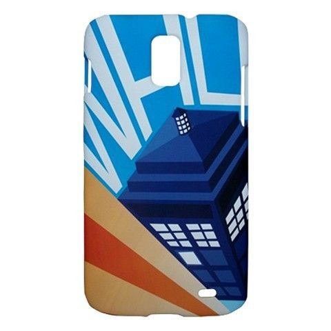 Custom Exploding Tardis Dr Who Samsung Galaxy S II 2 Skyrocket Back 