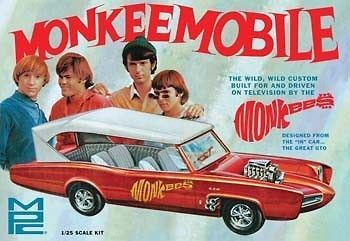 MPC 772/12 BRAND NEW PLASTIC MODEL KIT 1/25 MONKEEMOBILE GMS CUSTOMS 