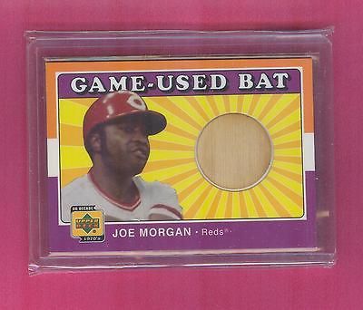 JOE MORGAN CINCINNATI REDS 2001 UPPER DECK DECADE 70S GAME USED BAT 