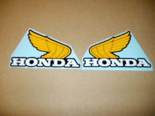 HONDA CR MR MT SL TL XL XR FUEL TANK WING DECALS SMY438