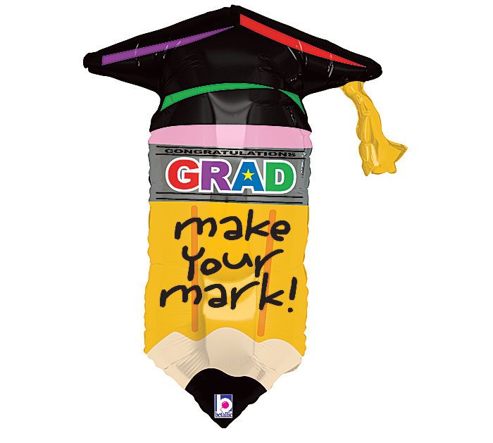 GRADUATION 30 BALLOON MAKE YOUR MARK DECORATION GIFTS CELEBRATE 