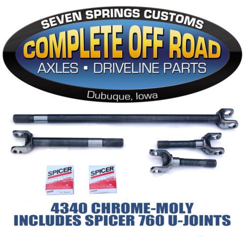 71 80 scout dana 44 4340 axle kit w24126 fits