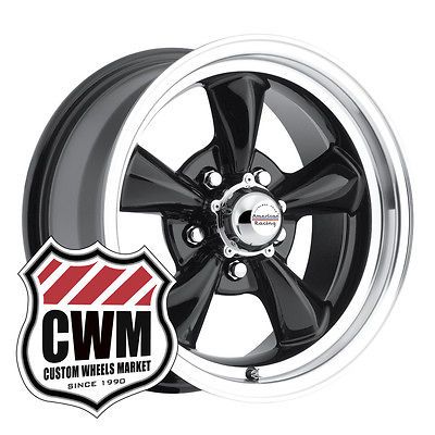 15x7 Black Wheels Rims 5x4.50 lug pattern for Ford Mustang 1967