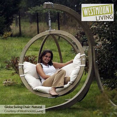 NEW LUXURY GLOBO SPUCE HAMMOCK HANG SWING CHAIR GARDEN SEAT + STAND 